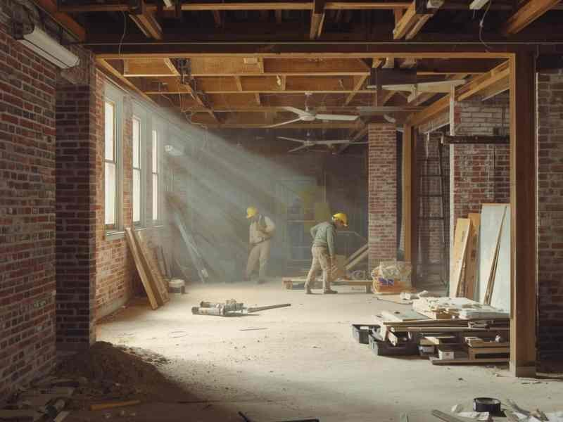 Interior renovation by Cliffbrook Construction LLC Maryland